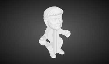 dolar koz sanat donald trump medelis Başkan ABD 3d print model - Mito3D