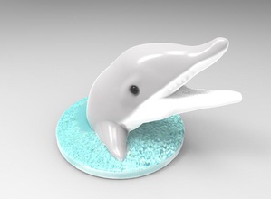 Yunus Anahtarlık araçlar boardgames renk balık hayır deniz su 3d print model - Mito3D
