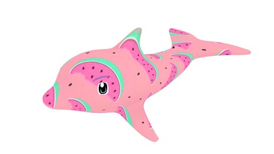 Delphin-Spielzeug-1 - Spielzeug Farbe dolphin 3d print model - Mito3D
