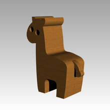 burro de la caja almacenamiento artículos para el hogar animal cuadro 3d print model - Mito3D