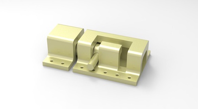 serratura di porta 1 articoli per la casa 3d print model - Mito3D