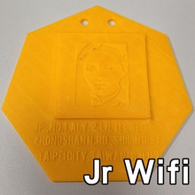 doorplate jr wifi cn edu lesson 8 3d print model - Mito3D