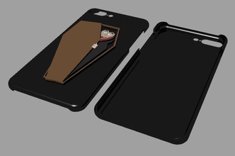 drácula phone 7 plus caso los gadgets android de halloween iphone iphoneseven 3d print model - Mito3D