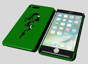 dragon themed iphone seven case gadgets draco iphone7case 3d print model - Mito3D