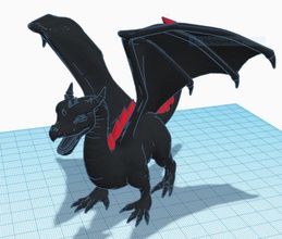 drako la fureur du dragon art colorwithxyz 3d print model - Mito3D