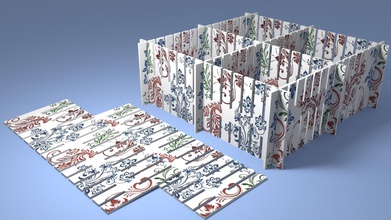 Schublade Teiler 1 Haushaltswaren Farbe 3d print model - Mito3D