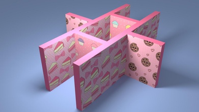 drawer divider cube housewares color 3d print model - Mito3D