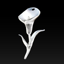 boucle d'oreille-calla lili de la mode bijoux nobel sla 3d print model - Mito3D