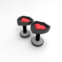 orecchino 1 maschio il giorno di san valentino moda anello orecchio amore nobel sla 3d print model - Mito3D