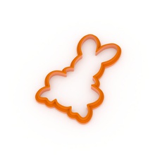 Ostern Ausstecher Hase Haushaltswaren bunny cookie cutter ei 3d print model - Mito3D