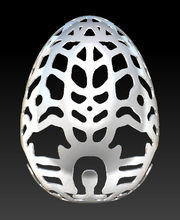 easter egg-web art egg nobel sla 3d print model - Mito3D