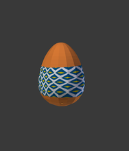 egg 3 housewares color mixed bag textures 3d print model - Mito3D
