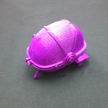 egg car toys 3d print model - Mito3D