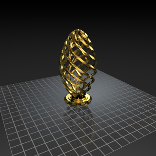 egg design alxd XYZprinting free-downloadable 3D models | Art Egg art cool sculpture 3d print model - Mito3D