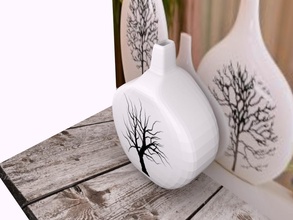 elegante vase Haushaltswaren Farbe Natur 3d print model - Mito3D