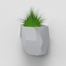 emma wall planter housewares wallplanter 3d print model - Mito3D