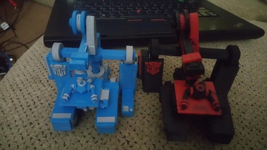 extrudimus prime art autobots optimus toy transformers 3d print model - Mito3D