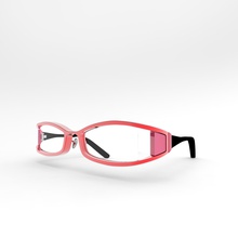 óculos quadro 2 mulher a moda de armação 3d print model - Mito3D