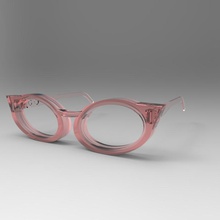 de óculos a moda armação quadro mulher 3d print model - Mito3D