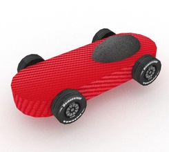 Formel-1-Auto - Spielzeug Farbe f1 mixed bag textur 3d print model - Mito3D