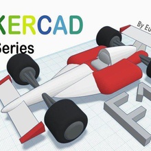 f1 racing car tinkercad education eunny race mini miniature models toy 3d print model - Mito3D
