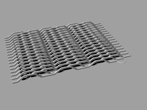 fabric texture pattern fashion 3d print model - Mito3D