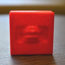 Gesicht Mund-box Kunst 3d print model - Mito3D
