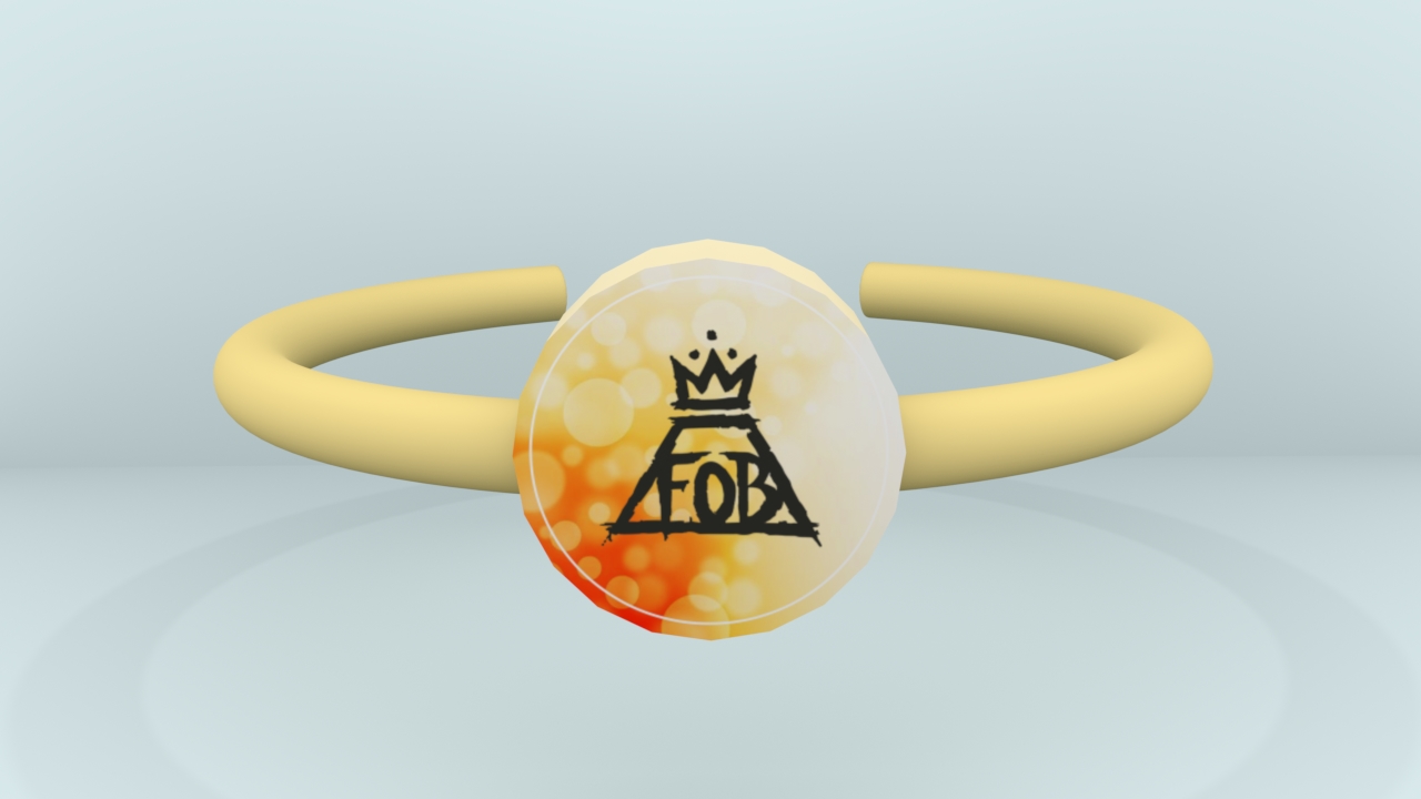 fall out boy-band Armband Mode - Zubehör junge Farbe fallen aus 3D print model - Mito3D