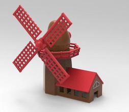 la granja de molino viento los juguetes 3d print model - Mito3D