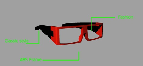 la moda de gafas android regalos hombre ideal iphone estilo táctico 3d print model - Mito3D