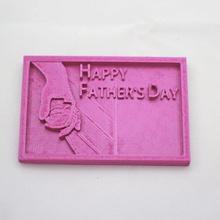 father's day card hold hand fashion 2014 fathers 3d print model - Mito3D