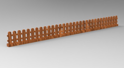 clôture 1 les jouets ferme 3d print model - Mito3D