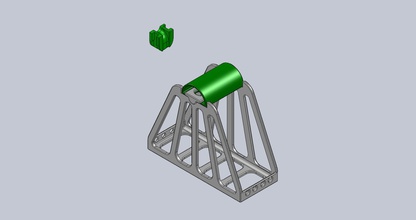 de filamentos pie 2 idea actualizado herramientas el filamento la titular soporte bobina 3d print model - Mito3D