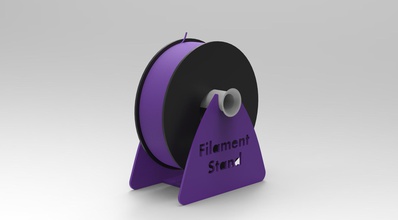 filament-stand 3 Kunst filament stehen stand 3d print model - Mito3D