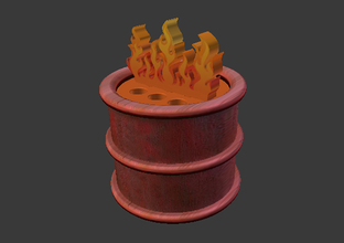 il vigile del fuoco barile i giocattoli colore modello di vigili lego 3d print model - Mito3D