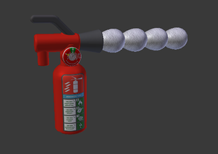 fireman fire extinguisher toys color model fighter lego 3d print model - Mito3D