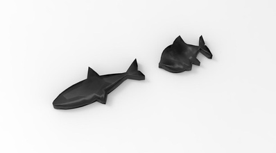 peixe 1 brinquedos 3d print model - Mito3D