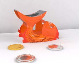 Fisch-Veranstalter Haushaltswaren Veranstalter tools 3d print model - Mito3D
