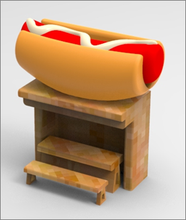fl-mp-hotdog shop toys decor display fantasy land hotdog store toy 3d print model - Mito3D