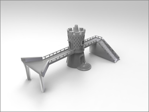 fl-pier- pier tower toys decor display fantasy land 3d print model - Mito3D