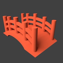fl-pv-puente de madera los juguetes 3d print model - Mito3D