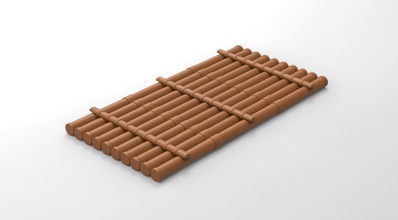 fl - bamboo raft toys 3d print model - Mito3D