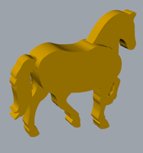 fl - farm horse toys 3d print model - Mito3D