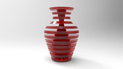 fl - mp vase 1 Spielzeug 3d print model - Mito3D