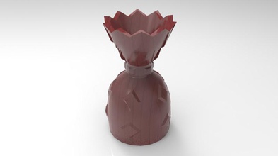 fl - mp vase 2 Spielzeug 3d print model - Mito3D