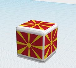 flag game education color dice 3d print model - Mito3D