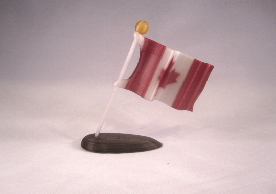 serie flag canada art colore la bandiera 3D print model - Mito3D