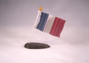 drapeau de la série en france art couleur le 3d print model - Mito3D