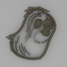 flash sloth cookie cutter housewares animal zootopia 3d print model - Mito3D