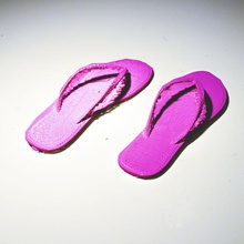 flip flop fashion 3d print model - Mito3D